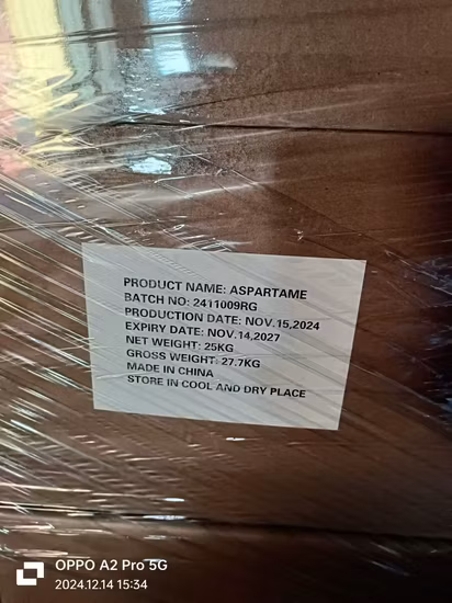 Lebensmittelsüßstoffe Aspartam-Pulver in Lebensmittelqualität, körnig, CAS 22839